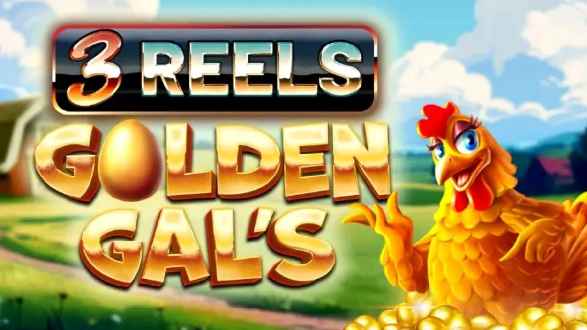 Tampilan visual slot Golden Gal’s 3 Reels dengan tema pertanian yang ceria